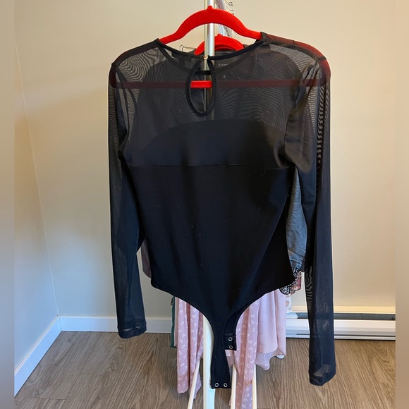 Dynamite Black/Mesh Bodysuit (size S) - Picture 2 of 3